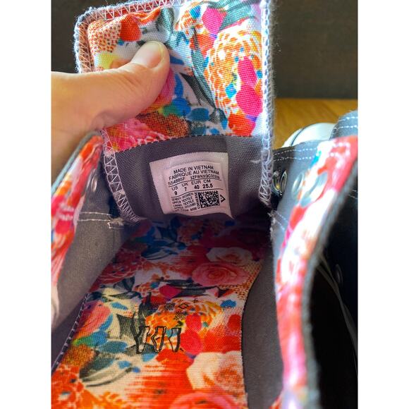 NEW Converse Chuck Taylor All Star Madison Low Floral, Grey, Women’s US 9 - Picture 5 of 6